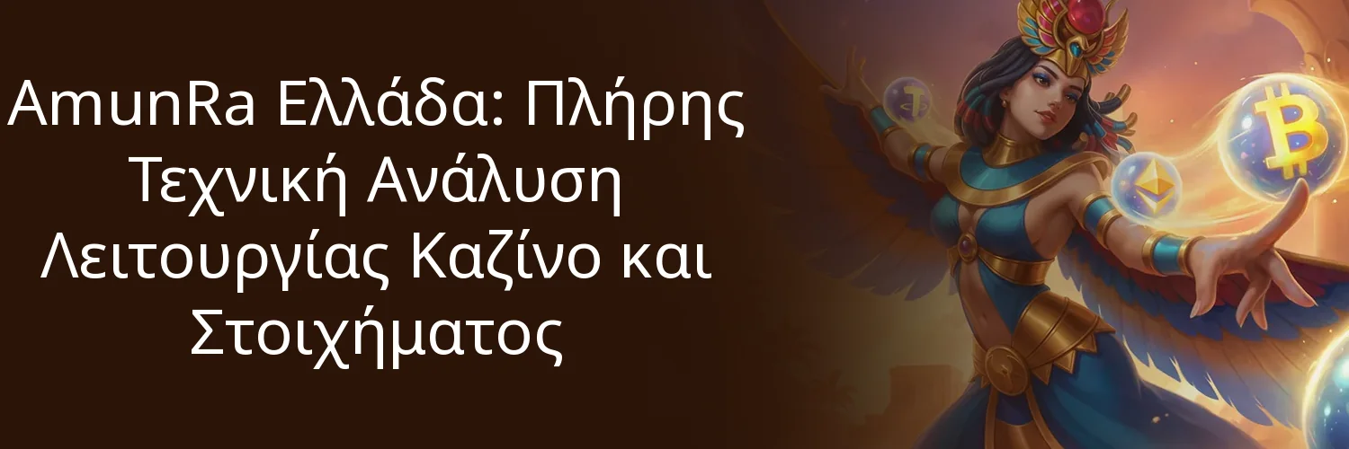 AmunRa Ελλάδα: Πλήρης Τεχνική Ανάλυση Λειτουργίας Καζίνο και Στοιχήματος AmunRa Ελλάδα: Πλήρης Τεχνική Ανάλυση Λειτουργίας Καζίνο και Στοιχήματος